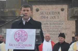 A székelymészárlás 250. évfordulójára emlékeztek Madéfalván