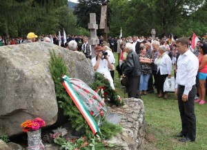 A világháborúk hőseire emlékeztek Úzvölgyében