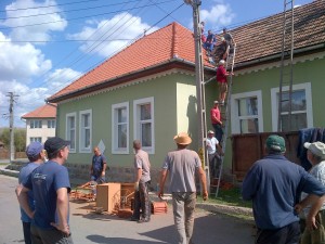 Közösségi munka Csíkszentkirályon
