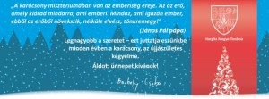 Áldott ünnepet kívánok!