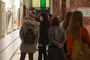 A tavalyi alkotótáborok munkáiból nyílt kiállítás a Megyeháza Galériában
