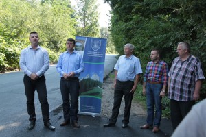 A 131-es úton is elkészült az aszfaltszőnyeg