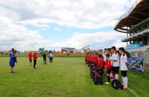 Új felszerelésben fociznak a Futbal Klub Csíkszereda tagjai