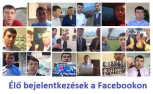 Élő bejelentkezés Facebookon