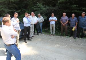 Ismét dolgoznak a büdösfürdői úton