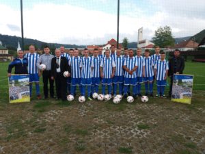 Sportfelszereléseket kapott a Parajdi Sportklub