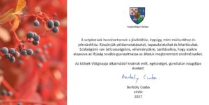 Köszöntő az Idősek Világnapján