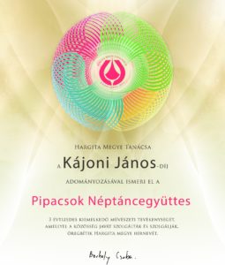 Laudáció a Pipacsok Néptáncegyüttes díjazására