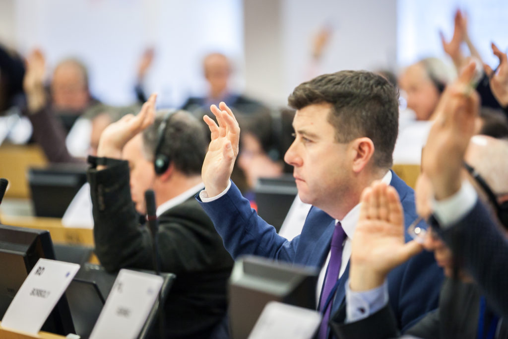 12 April 2018, 18th ENVE commission meeting Belgium - Brussels - April 2018 © European Union / Giedre Daugelaite