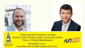 A pápalátogatásról a Fun Fm Rádióban