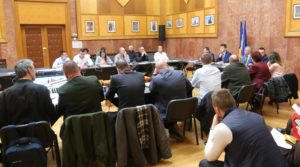 Útépítés Remetén és Csicsóban, járda Gyergyóalfaluban