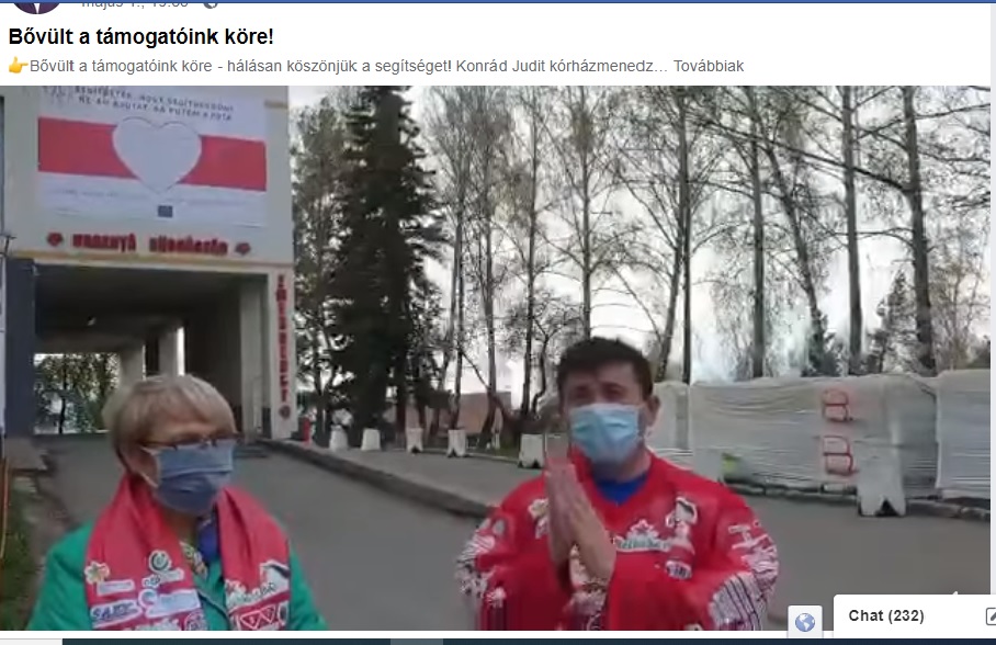 További adományok és a köszönet szavai