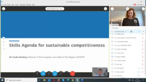 Készségfejlesztés, szakoktatás, agyelszívás – erről beszélt Borboly Csaba a témával kapcsolatos EU-s webináriumon