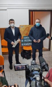 Várják a Kossuth utcai oltásközpontban a csíkszeredaiakat