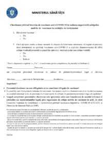 Jóváhagyta az egészségügyi minisztérium a kiskorú diákok beoltására vonatkozó szülői szándéknyilatkozat formanyomtatványát