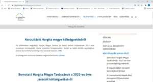 Készül Hargita megye költségvetése!