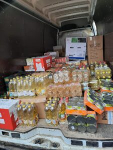 A negyedik adományszállítmány is célba ért