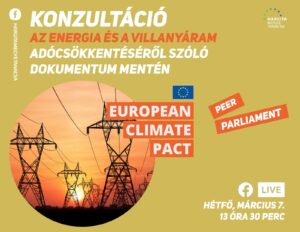 Konzultáció és vita az energia és a villanyáram adócsökkentéséről szóló dokumentum mentén