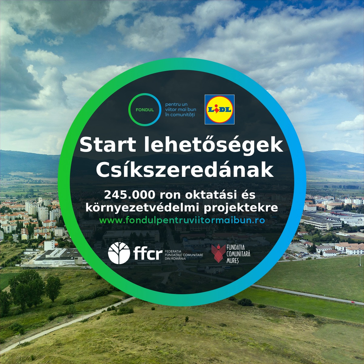 Start lehetőségek Csíkszeredának – támogatás oktatási és környezetvédelmi projektekre