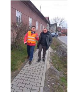 Indul a járdaprogram Gyergyóújfaluban