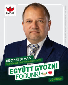 Bemutatjuk az RMDSZ csíki csapatát: Becze István megyeitanácsos-jelölt