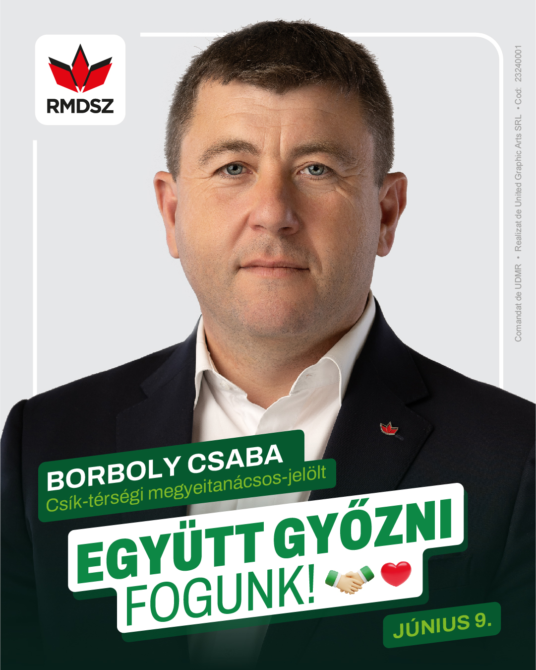 Bemutatjuk az RMDSZ csíki csapatát: Borboly Csaba Hargita Megye Tanácsában az RMDSZ csíki csapatának vezetője