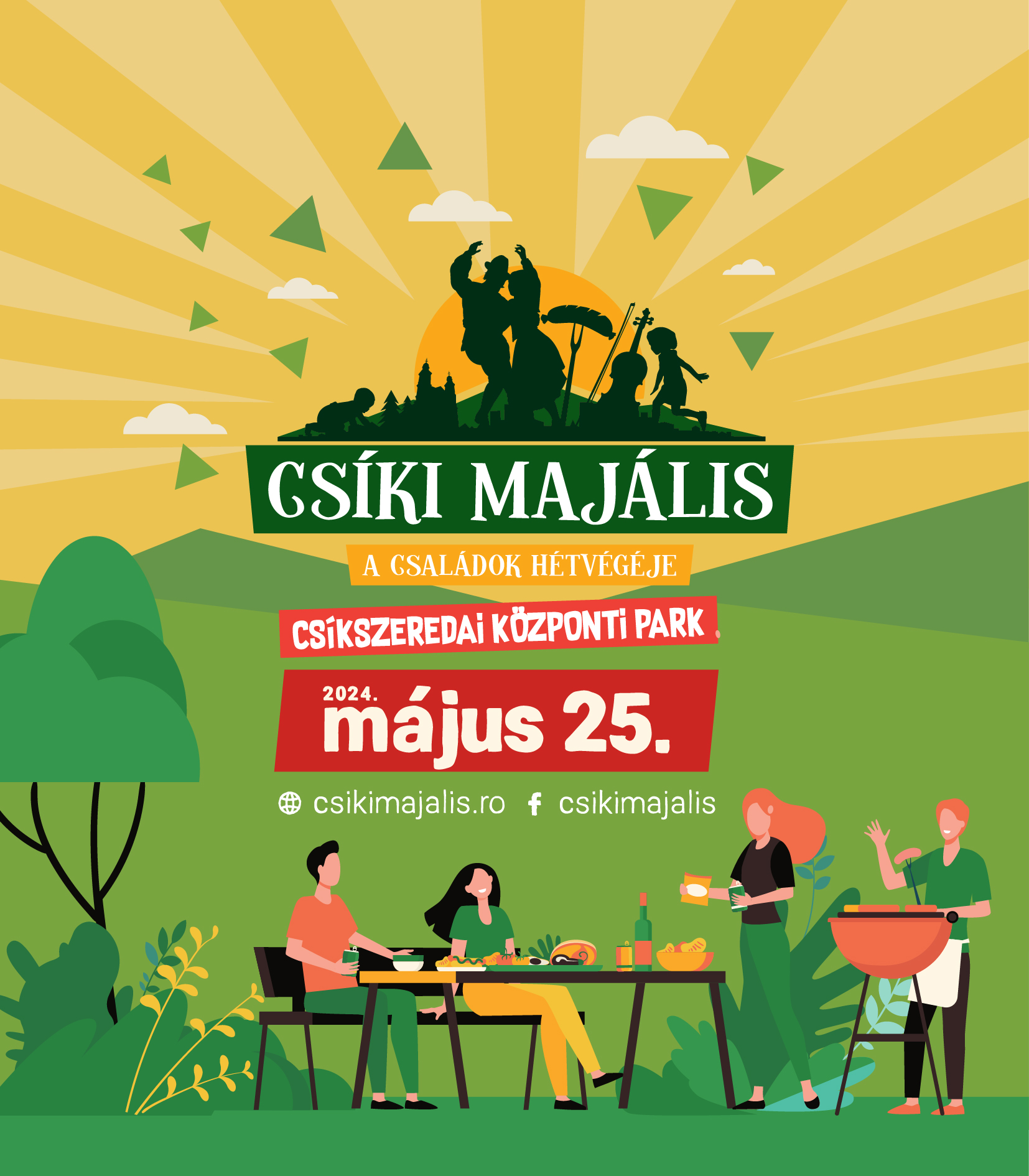 Idén is élettel telik meg Csíkszereda központi parkja május 25-én, szombaton-Előadásokkal, gyerekfoglalkozásokkal, családi piknikkel várja a családokat a csíkiak egyik legkedvesebb rendezvénye, a Csíki Majális