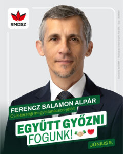 Bemutatjuk az RMDSZ csíki csapatát: Ferencz-Salamon Alpár-László megyeitanácsos jelölt
