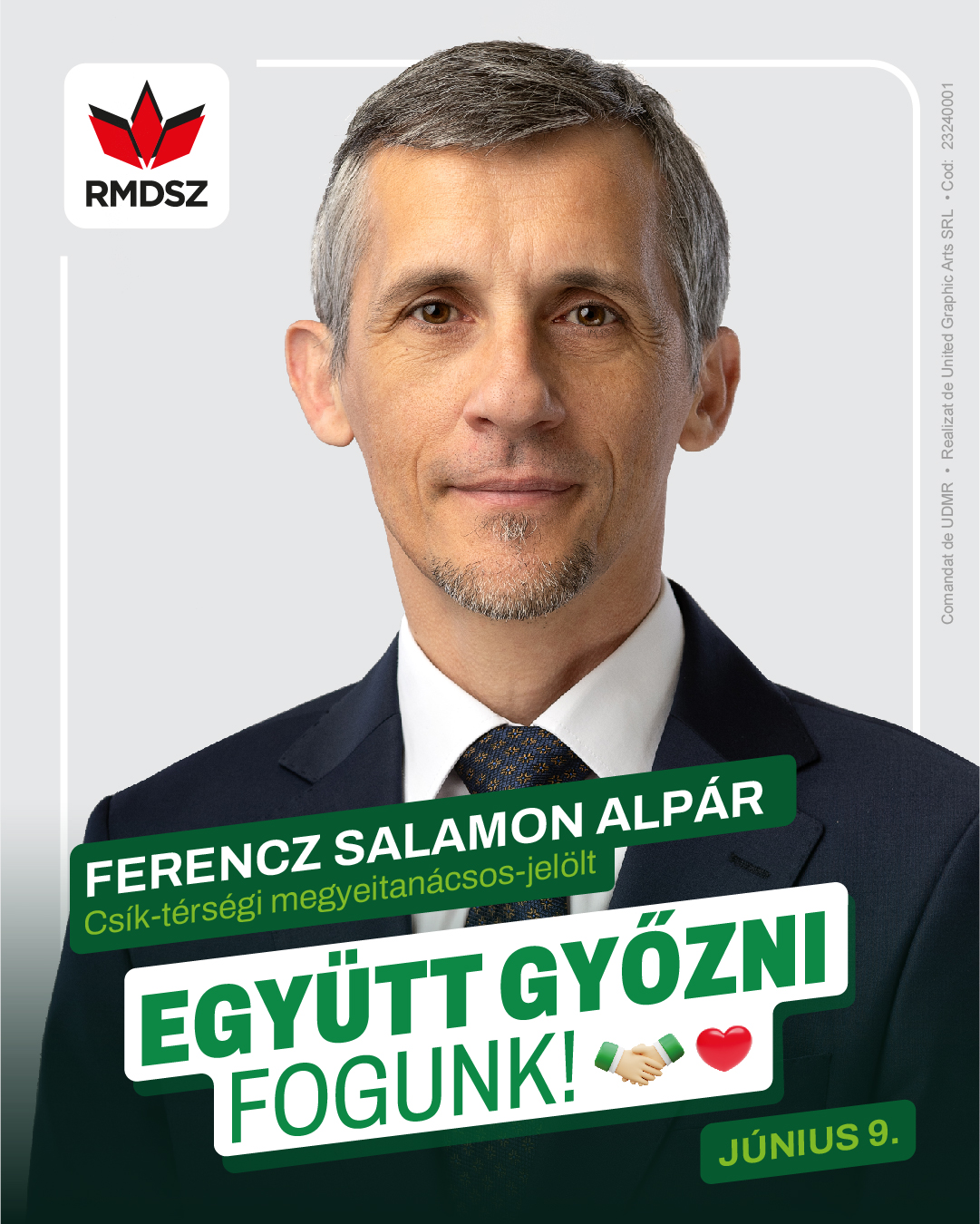 Bemutatjuk az RMDSZ csíki csapatát: Ferencz-Salamon Alpár-László megyeitanácsos jelölt