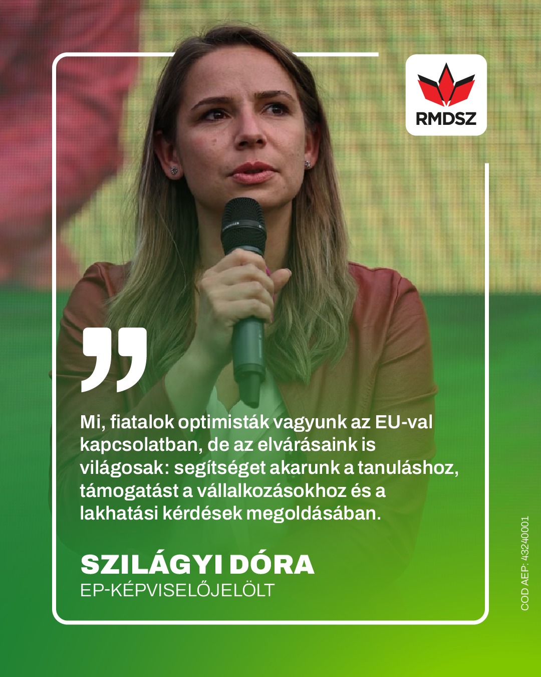 Azért kell elmenni június 9-én szavazni, hogy legyen hangja a fiataloknak is Brüsszelben!