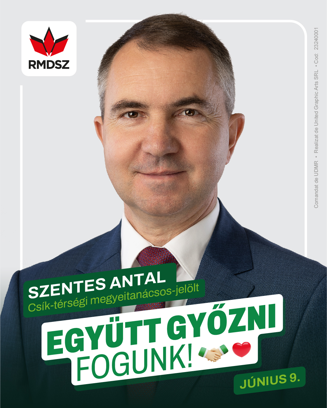 Bemutatjuk az RMDSZ csíki csapatát: Szentes Antal megyeitanácsos-jelölt