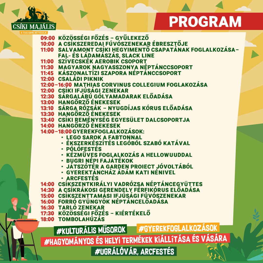 Családi, baráti hangulat a Csíki Majálison!