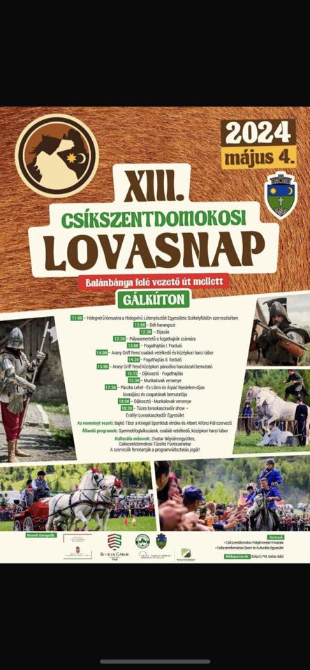 XIII. Csíkszentdomokosi Lovasnap – Remek hétvégi program a családoknak is