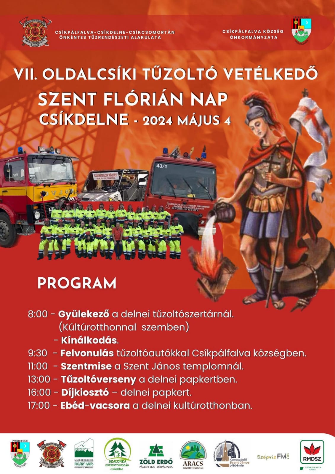 VII. Oldalcsíki Tűztoltó Vetélkedő Csíkdelnén