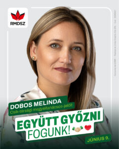 Bemutatjuk az RMDSZ csíki csapatát: Dobos Melinda megyeitanácsos-jelölt