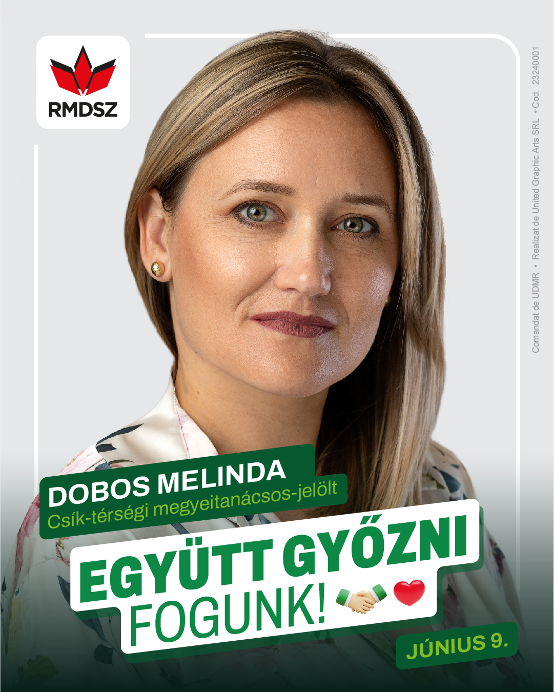 Bemutatjuk az RMDSZ csíki csapatát: Dobos Melinda megyeitanácsos-jelölt