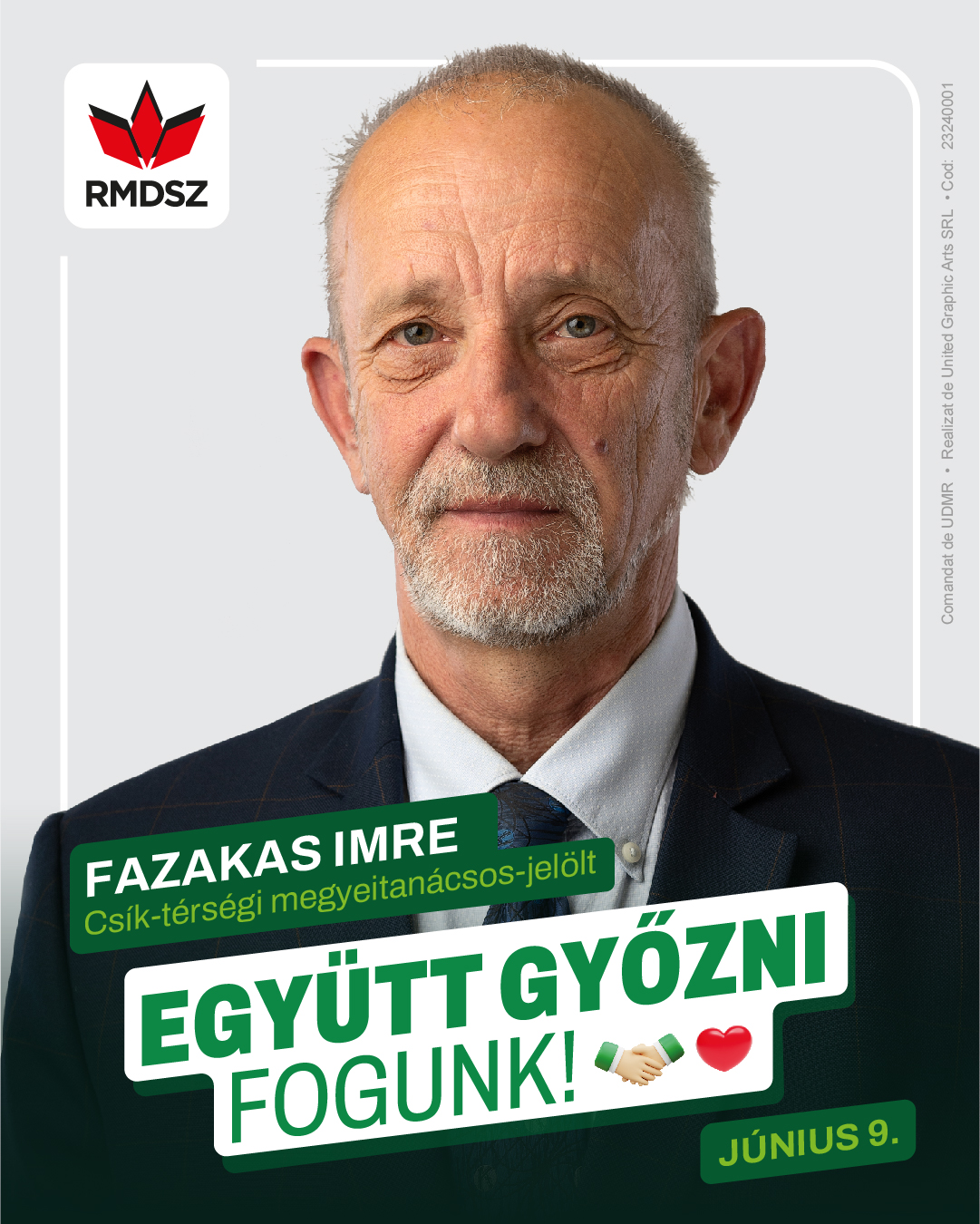 Bemutatjuk az RMDSZ csíki csapatát: Fazakas Imre megyeitanácsos-jelölt
