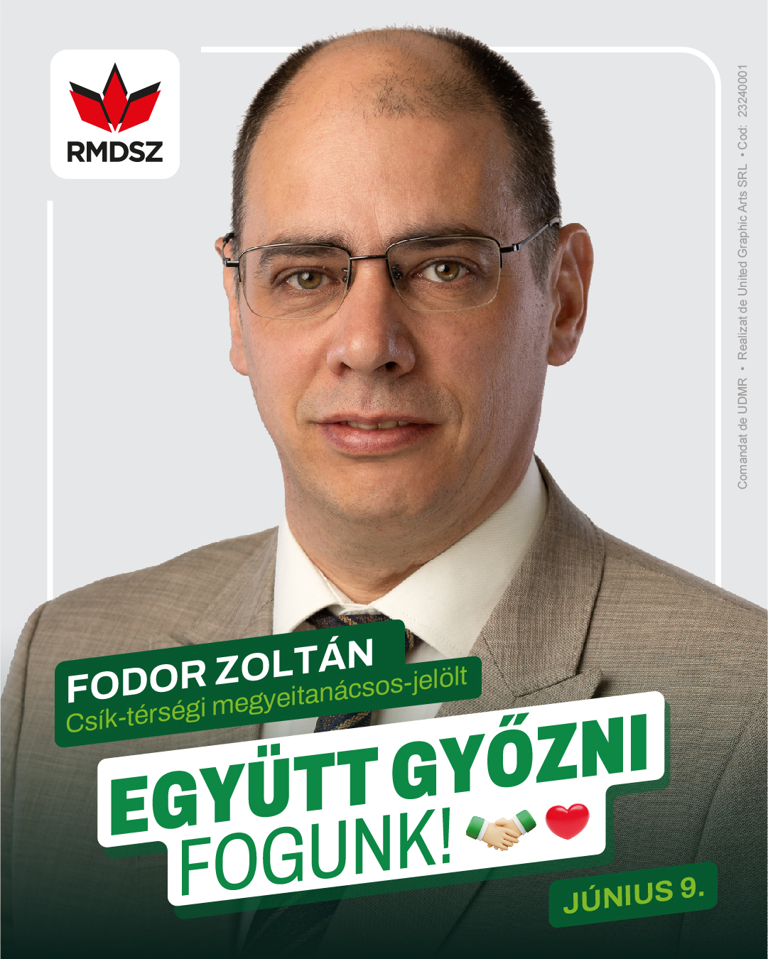 Bemutatjuk az RMDSZ csíki csapatát: Fodor Zoltán megyeitanácsos-jelölt
