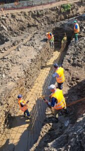 Kászonjakabfalván hidat épít a Hargita Útkezelő Vállalat a 121G megyei úton