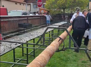 21 méteres rekord kürtőskalács készült.