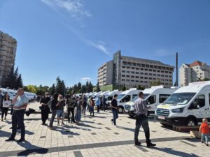 Újjabb elektromos kisbuszok kerültek átadásra!