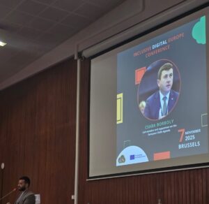 „A digitális jövő a közösségeinkben kezdődik” – Brüsszelben szólalt fel Borboly Csaba az európai digitális oktatás jövőjéről
