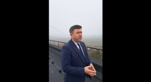 A kórház tetejéről is látszott, miért érdemes kitartani